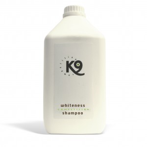 whiteness shampoo k9 competition 2,7 lt - toelettatura cani, specifico per cani con il manto bianco