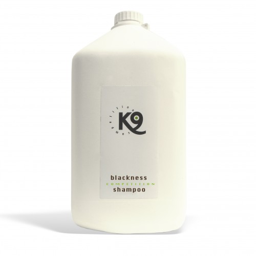 blackness shampoo k9 competition 5,7 lt - toelettatura cani, specifico per cani con il manto nero